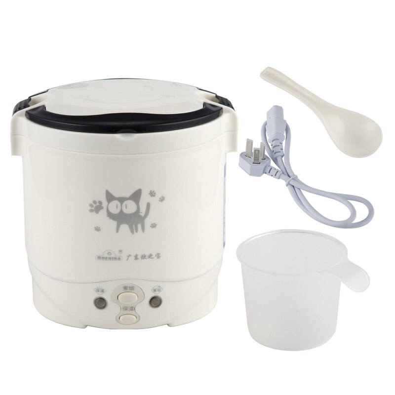 Multicookings mini panela de arroz panela de arroz 1l carro 12v caminhão 24v casa 220v portátil panela de arroz 2020 arroz vapor aquecedor de alimentos