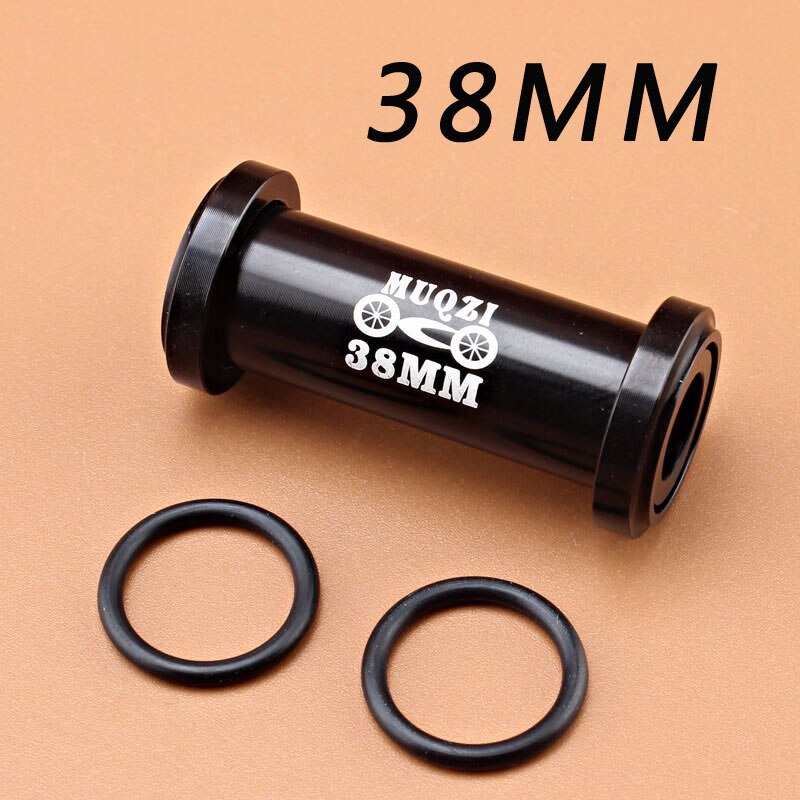 MUQZI Mountain Bike Soft Tail Frame Rear Shock Absorber Shock Absorber Turn Point Riding Modified After The Gall Bushing: black   38MM