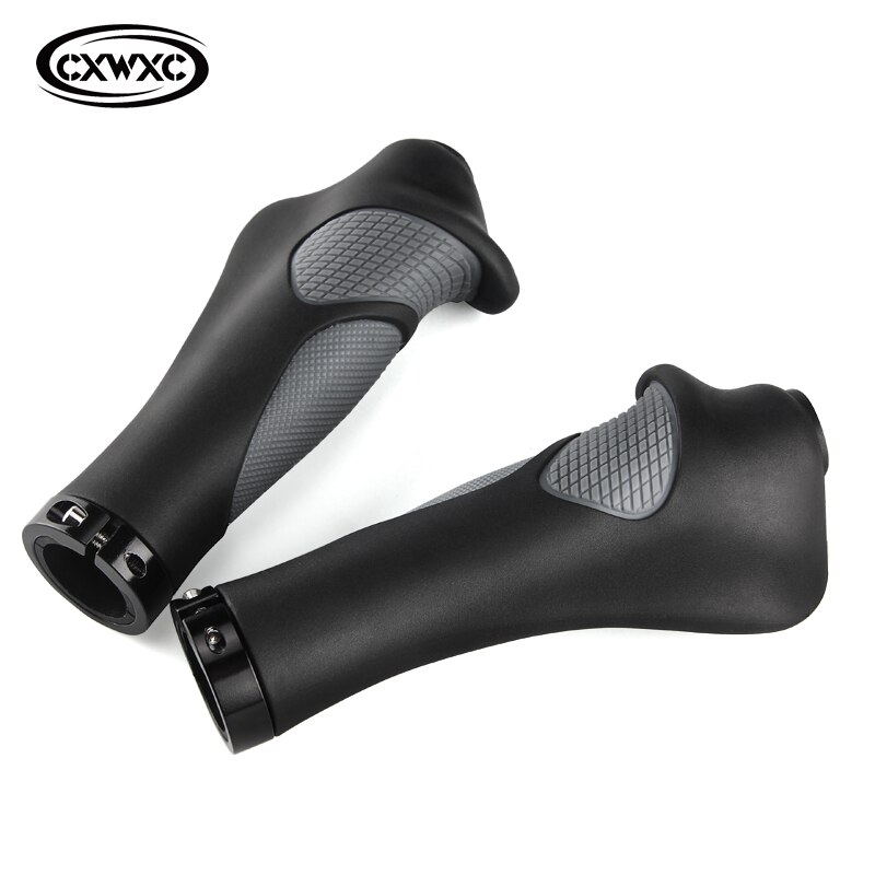 Mtb grep sykkel gummi sykkel håndtak grip bar endehette sykling terrengsykkel grep ergonomisk sykkel håndtak grep plug lock on: Hl -233
