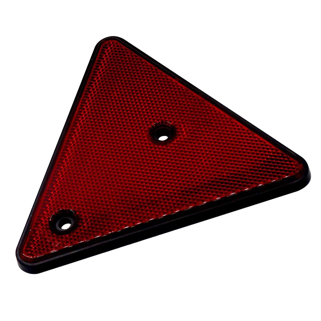 1 Pcs Triangle Warning Reflector Vehicle Stop Warning Sign Red Safety Reflective Sign Board Truck/Trailer Etc Plate Rear Light