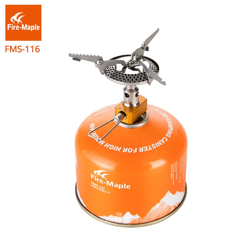 Fire Maple Outdoor Gas Stove One-Piece Stainless Big Burner Camping Equipment Folding Lightweight 2820W Outdoor Gear FMS-116