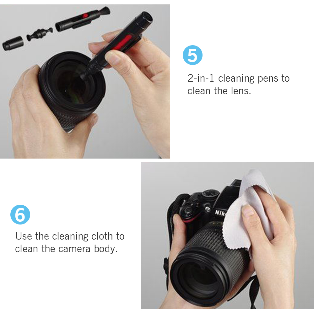 Camera Cleaning Kit Lens Cleaning Kit with Air Blo... – Grandado