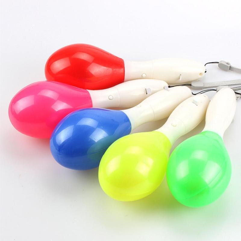 1 Uds aleatorio intermitente maraca de arena Bar utilería para animar el Color al azar para de noche