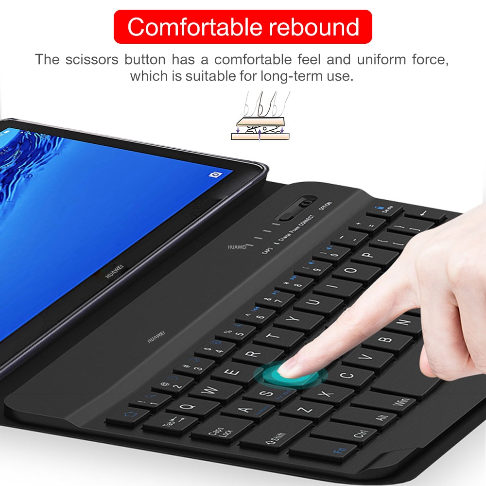 Drahtlose Tastatur fallen für Huawei Mediapad T5 10,0 10,1 AGS2-W09/L09/L03/W19 blueteeth Tastatur Abdeckung für huawei T5 10 10,1"