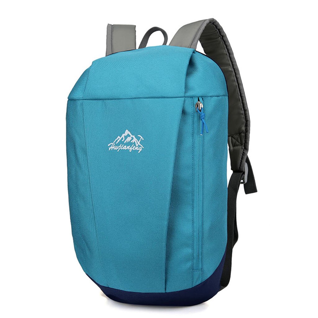 20 # 学校バッグ男性と女性のスポーツ屋外旅行バッグファッションバックパック登山バッグ mochila feminina: Sky Blue