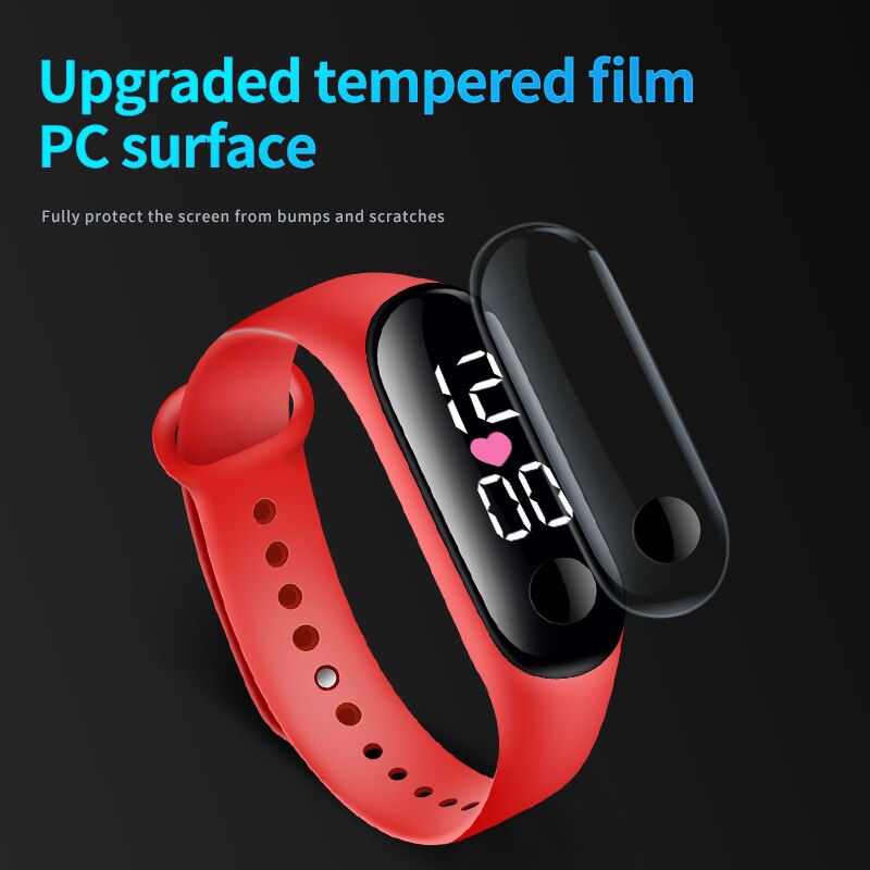 Sport Led Digitaal Horloge Vrouwen Mannen Siliconen Waterdichte Vrouwen Horloge Rechthoek Elektronische Horloge Klok Reloj Mujer