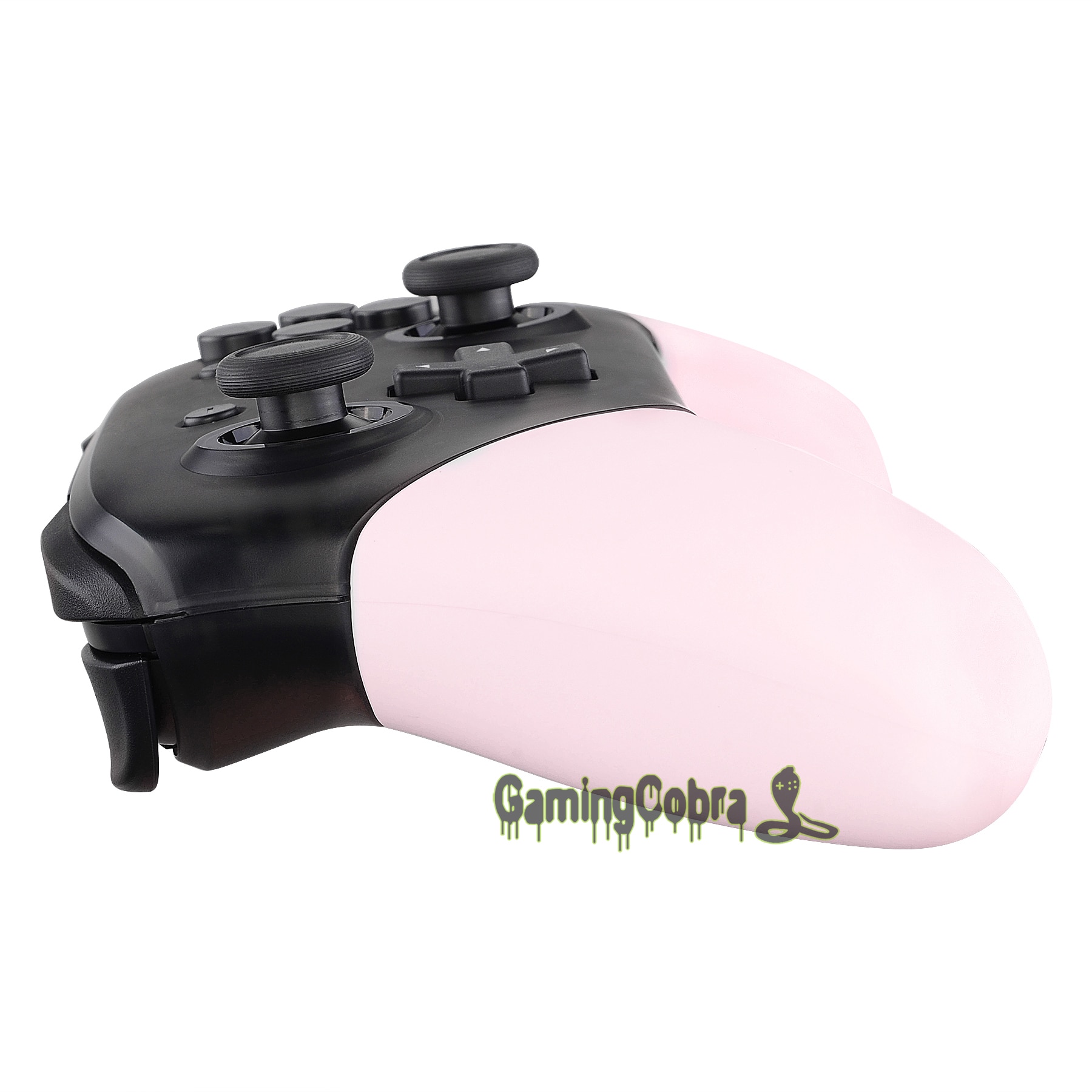 Sakura rosa toque macio personalizado lidar com apertos caso concha capa peças de reposição para ns switch pro controlador