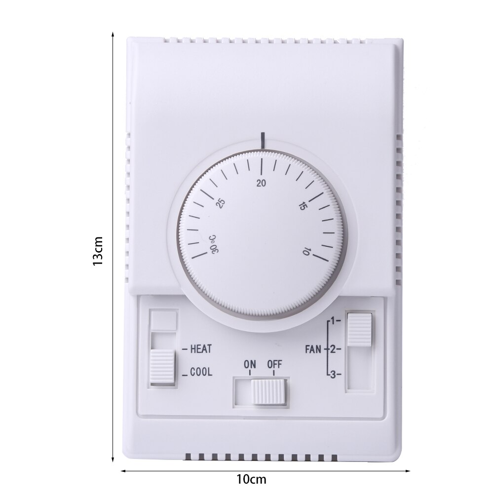 Thermostat Control Switch Temperature Controller Central Air Conditioner Fan Coil Temperature Device