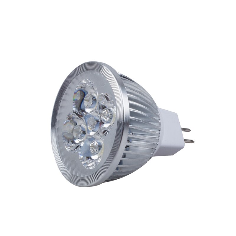 Foco LED MR16 12V 4W (equivalente a 340 Lumen - 50 vatios) Ángulo de haz cálido de 45 grados 3200K