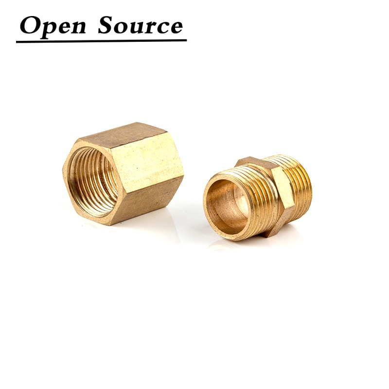 Brass Copper Hose Pipe Fitting Hex Coupling Coupler Fast Connetor Male Thread/Female Thread 1/8" 1/4" 3/8" 1/2" 3/4" BSP