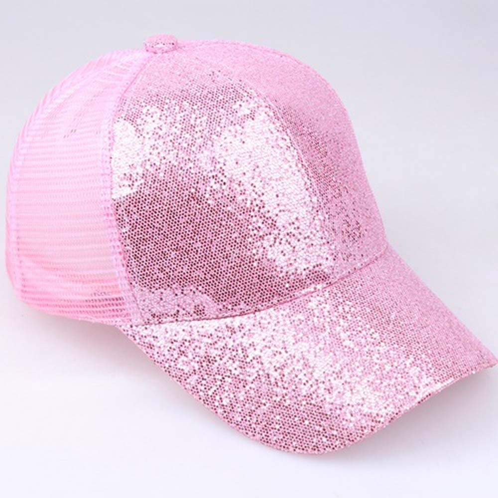 Gorra de béisbol con cola de caballo para mujer, gorro de béisbol con cola de caballo, Cierre trasero, ajustable, estilo Snapback, Hip Hop,