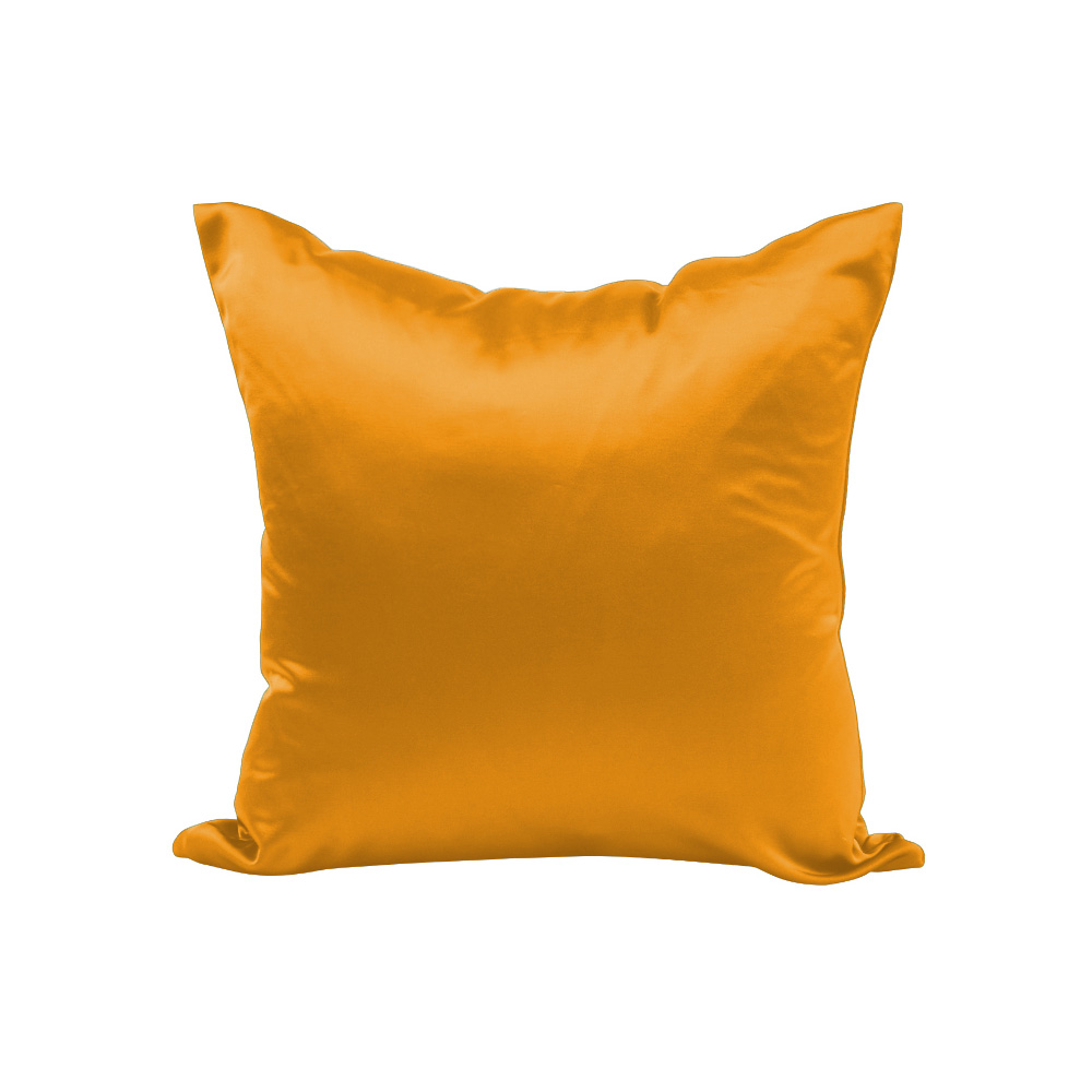 7Colors Satin Silk Soft Pillowcase Chair Seat Cushion Pillowcase 50 x 50cm Chair Seat Square Pillow Home: A3