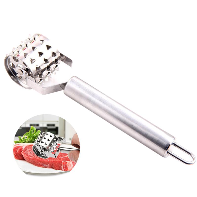 Attendrisseur à Viande En Aluminium - Longueur 23.2 Cm, Argenté, Occasion En Très Bon état