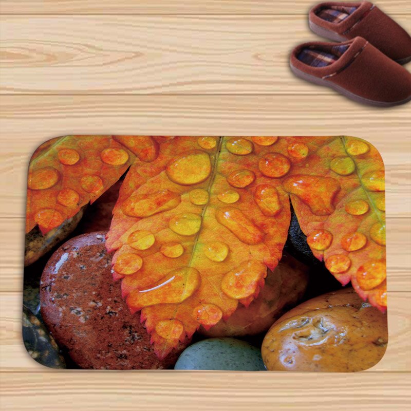 3D tapis de pierre de galets paillassons tapis de porte cuisine extérieure salon tapis de sol tapis zone imperméable couloir bienvenue tapis de sol tapis: TMD0001