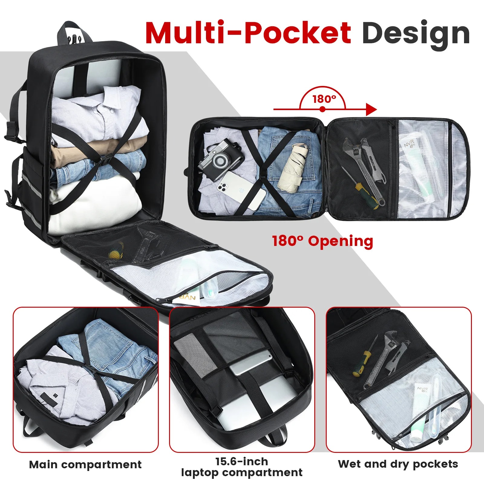 motorhelm rugzak grote capaciteit waterdichte helmhouder fietsen helm rugzak reistas motortas