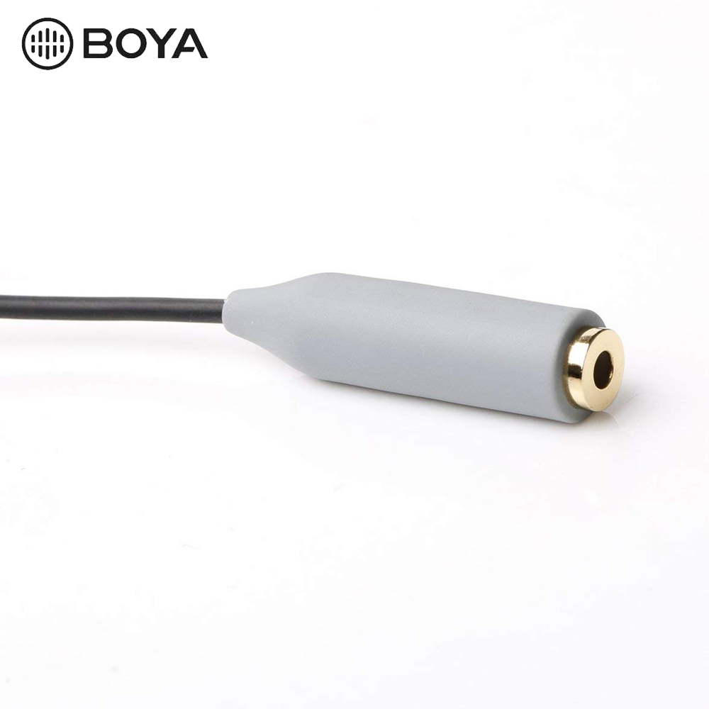 BOYA BY-CIP2 3.5mm tot TRRS TRS Microfoon Kabel Adapter voor iPad iPod Touch iPhone BY-WM8 BY-WM6 BY-WM5 Microfoon Accessoires