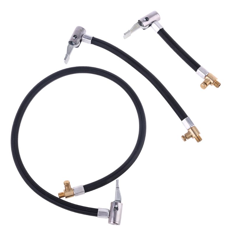 X AUTOHAUX 80cm Tire Inflator Pump Hose With Locking Air Chuck – Universal Fit
