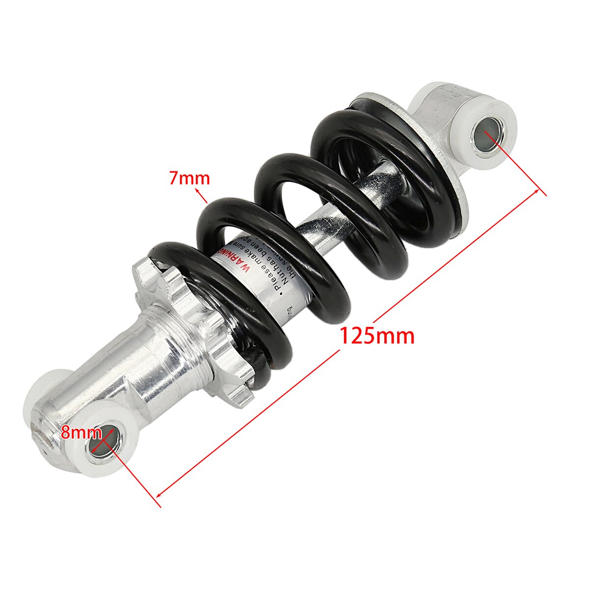 E-rower zawieszenie tylnego amortyzatora 110mm 125mm 750lbs na składana hulajnoga 49cc motorynka mini ATV skuter elektryczny wioślarz