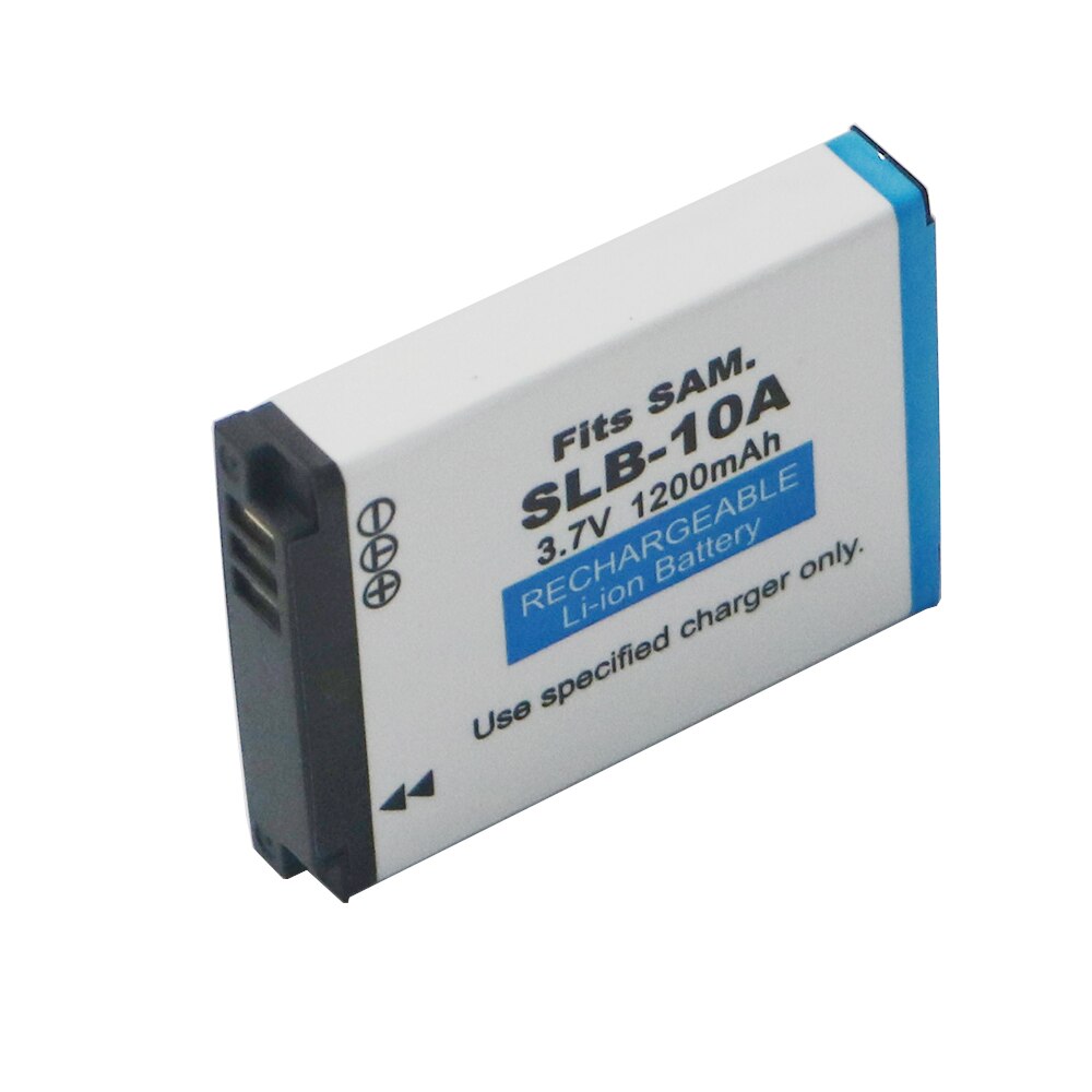2 stks SLB-10A SLB 10A SLB10A Camera Batterij Voor Samsung SL102 SL202 SL420 SL620 SL820 HZ10W HZ15W ES55 L100 L110 l200 L210 L310W