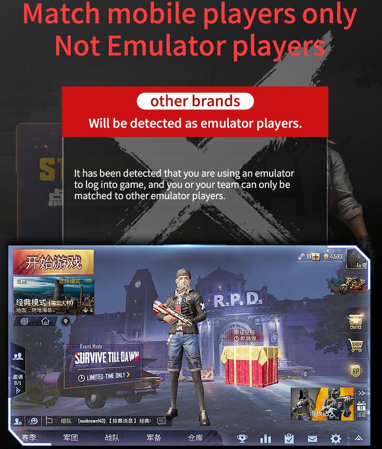 Gaming Keyboard Mouse Converter for Android and iOS Game Converter Bluetooth 5.0 Mobile Controller Game Converter