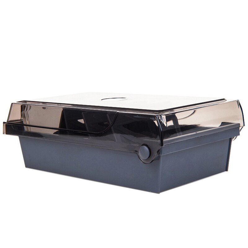Plastic Business Card Holder Box for Desktop Business Card Storage Box File Index Card Storage Box
