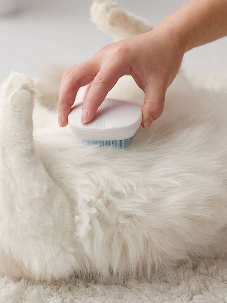 Cat Grooming Brush Quick Hair Removal Pets Hair Massage Comb Cat Self Groomer Comb Hair Remover Tickling Tools Lick Cat Brush