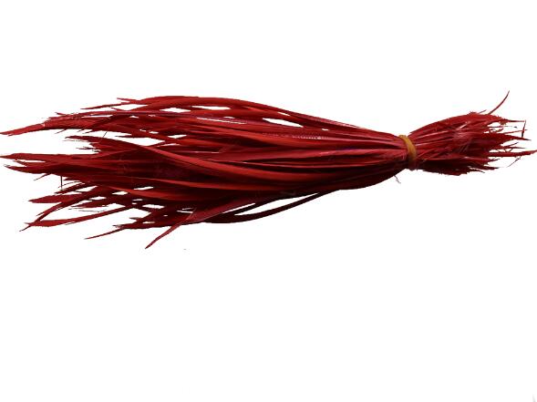 100 pièces teinture colorée coiffure indienne cheveux étendre plumes d'oie bricolage fête mariage broche accessoires tête ornements: wine red