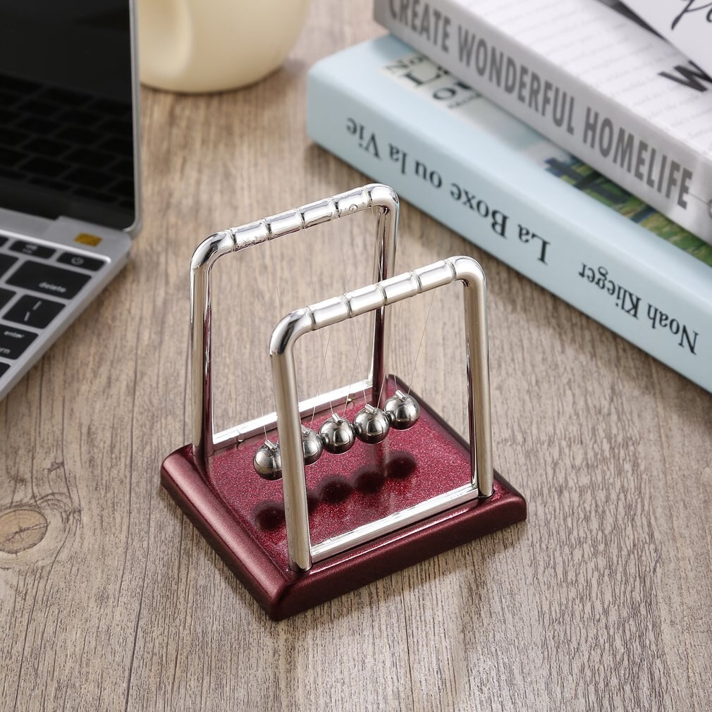 Newton Teaching Science Desk toys Cradle Steel Balance Ball Physic School Educational Supplies Cradle Balance Balls Desk Toy