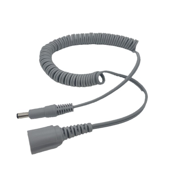 30K Nail Boor Handstuk Cord Power Cable 3pin 5pin Dc Voor Elektrische Nail Boor Handvat Touw Sterke Machine Accessoires: 1pcs DC
