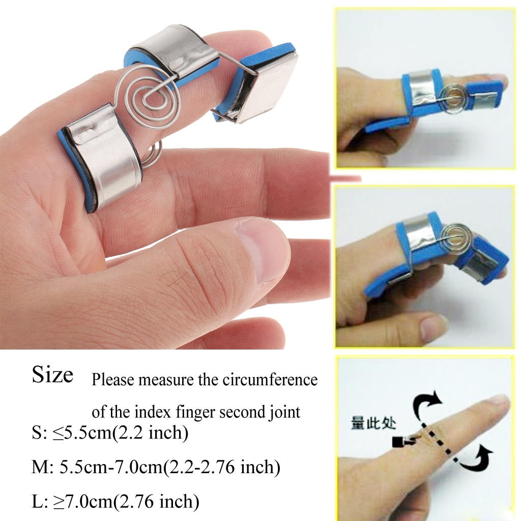 Trigger Mallet Finger Splint Support Brace Straighten Curved Bent Practice Finger Joint Orthosis