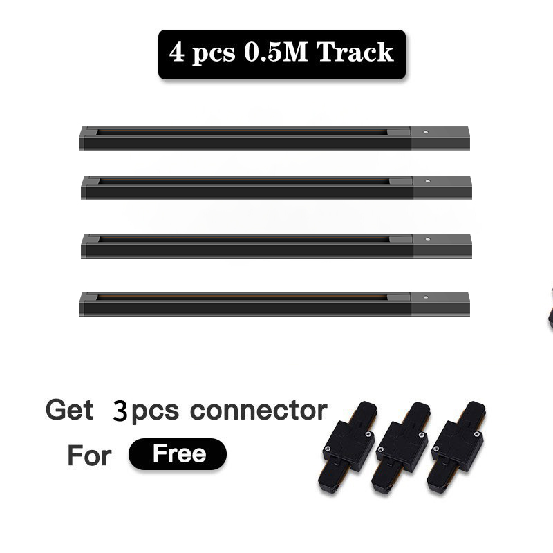 Led pista de luz decoração do quarto para o quarto sala estar holofote escritório loja roupas casa conjunto ferroviário luminária teto