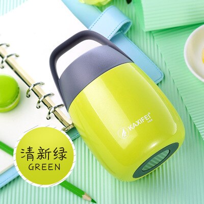 Fiambrera térmica para niños, recipiente para comida, termo para sopa de boca grande, acero inoxidable, 450ml, 6-12 horas