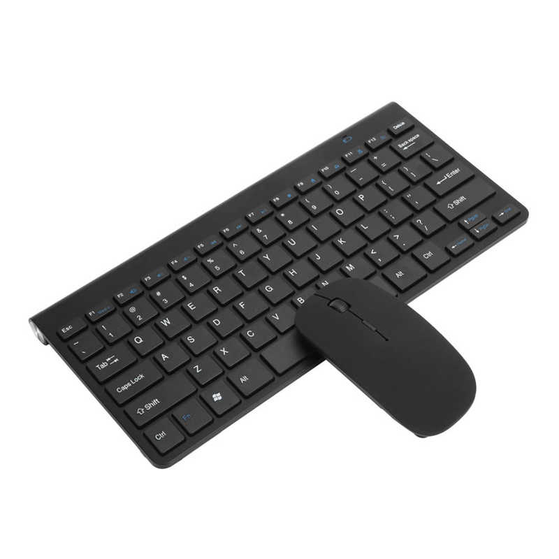 2.4Ghz Wireless Keyboard Mouse Set 78 Key Keyboard Optical Mouse for Home Office Computer Desktop Laptop
