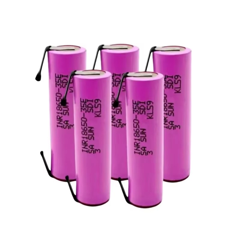 18650 35E 3500mAh 20Adischarge 3.7V INR18650-35E 18650 li-ion 3.7V batterij oplaadbare batterij + DIY nicke