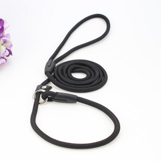 1.4 m Lopen Hondenriem Kleine en Middelgrote Hond Ronde Nylon Touw riemen Hond Keten Golden retrievers huskies Tractie Riem lock: Black / S Diameter 0.6cm