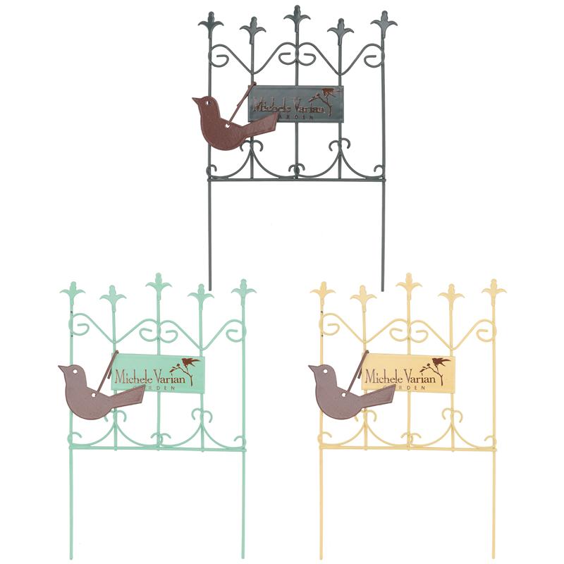 3PCS Iron Mini Fence Premium House Balcony Garden Decoration Miniature Fence