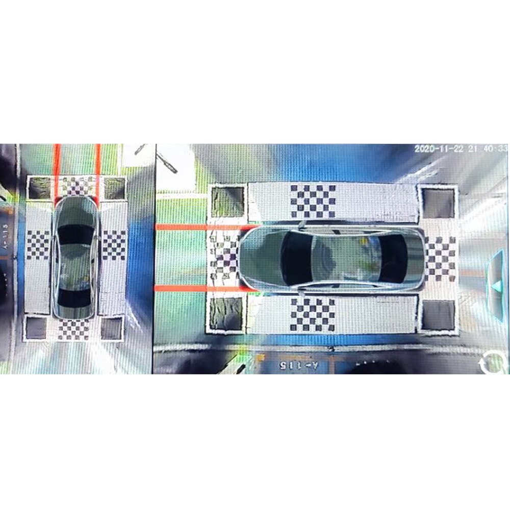 Ahd 360 Graden Auto Camera Systeem Kalibratie Doek Voor 3D Auto Vogel Eye Rond View 4 Manier Camera Systeem