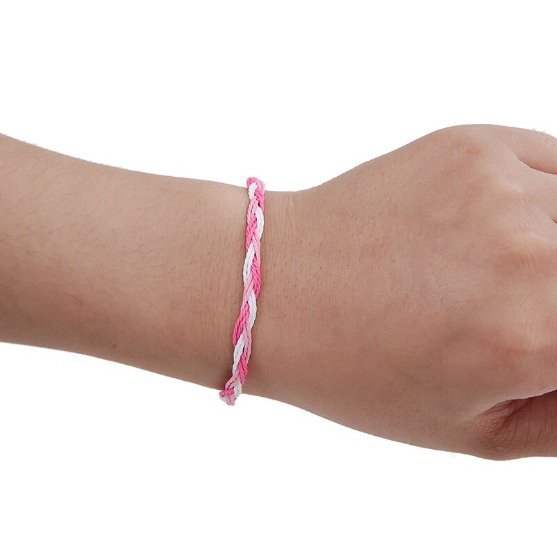12 unids/set de pulseras trenzadas hechas a mano de tela colorida para mujer, pulsera de cuerda ajustable, joyería de amistad