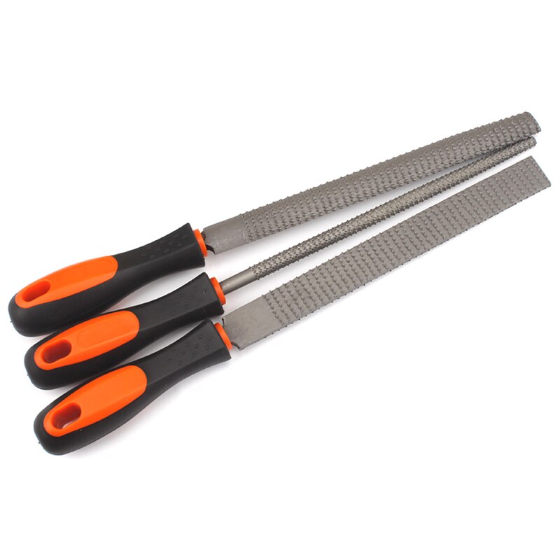 3Pcs Metal File Sets Needle Files Set Tools 8 Inch Wood Rasp Files Set Woodworking Tools