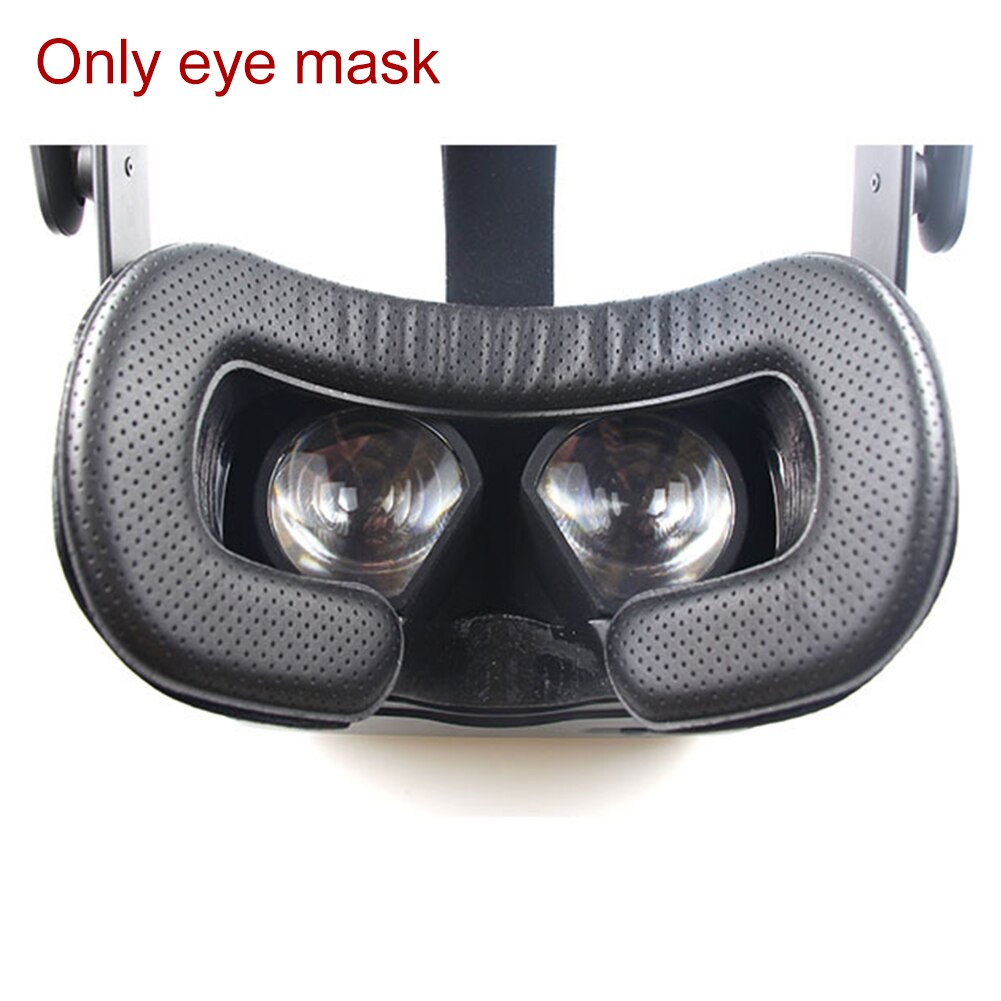 Svampmatta 3d tryck svart öga ergonomisk bekväm lätt ersättning magisk klistermärke vr headset för ventilindex