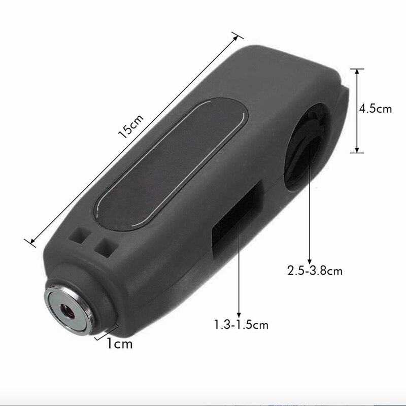 Portable Bike Handlebar Lock Bicycle Grip Security Lock Motorcycle Padlock with Keys Bicycle Accessories