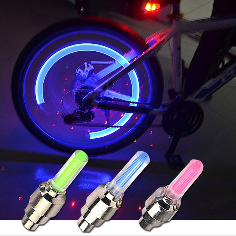 2 Stuks Fietsverlichting Motion Sensor Led Verlichting Met Batterijen Voor Road Mtb Mountainbike Band Band Ventiel Fiets Accessoires