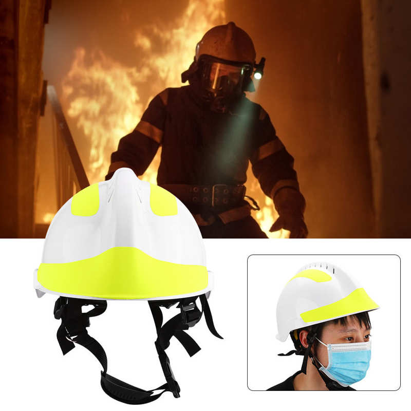 Safety Helmet Fire Fighter Safety Helmets Construction Hard Hat Anti-Impact Protective Workplace Emergency Rescue Hard Hat