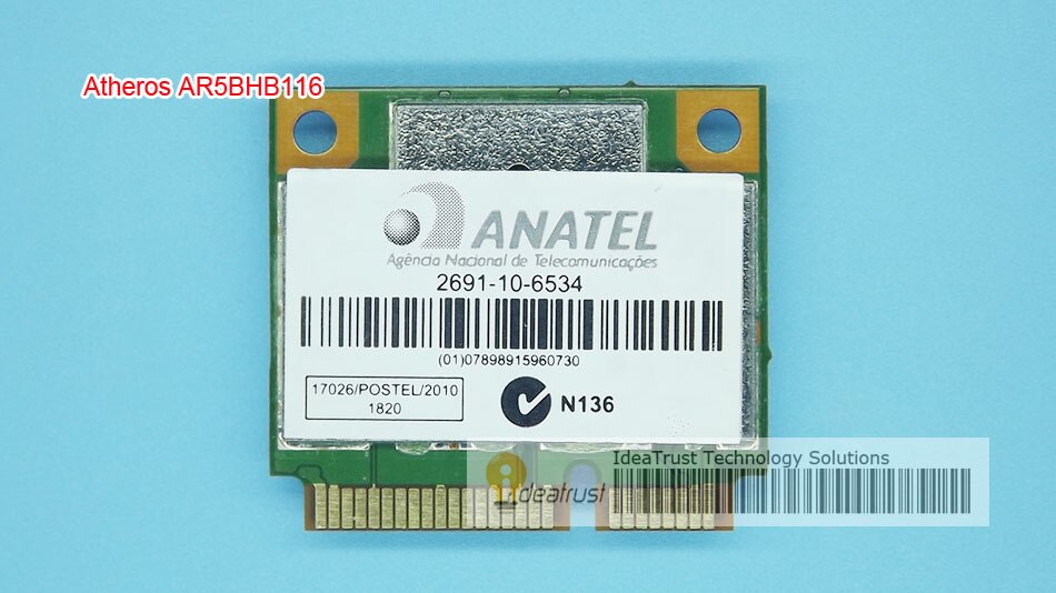 AR5BHB116 AR9382 300Mbps 2.4 & 5G WiFi carte réseau sans fil plus que AR5BHB92 AR9280