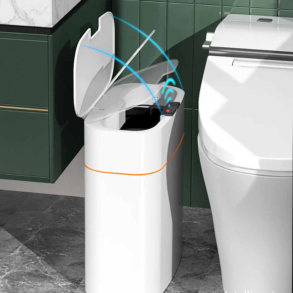 16L Intelligent Trash Can Smart Sensor Dustbin Electric Automatic Rubbish Can USB Waterproof Dustbin Home Induction Garbage Bin