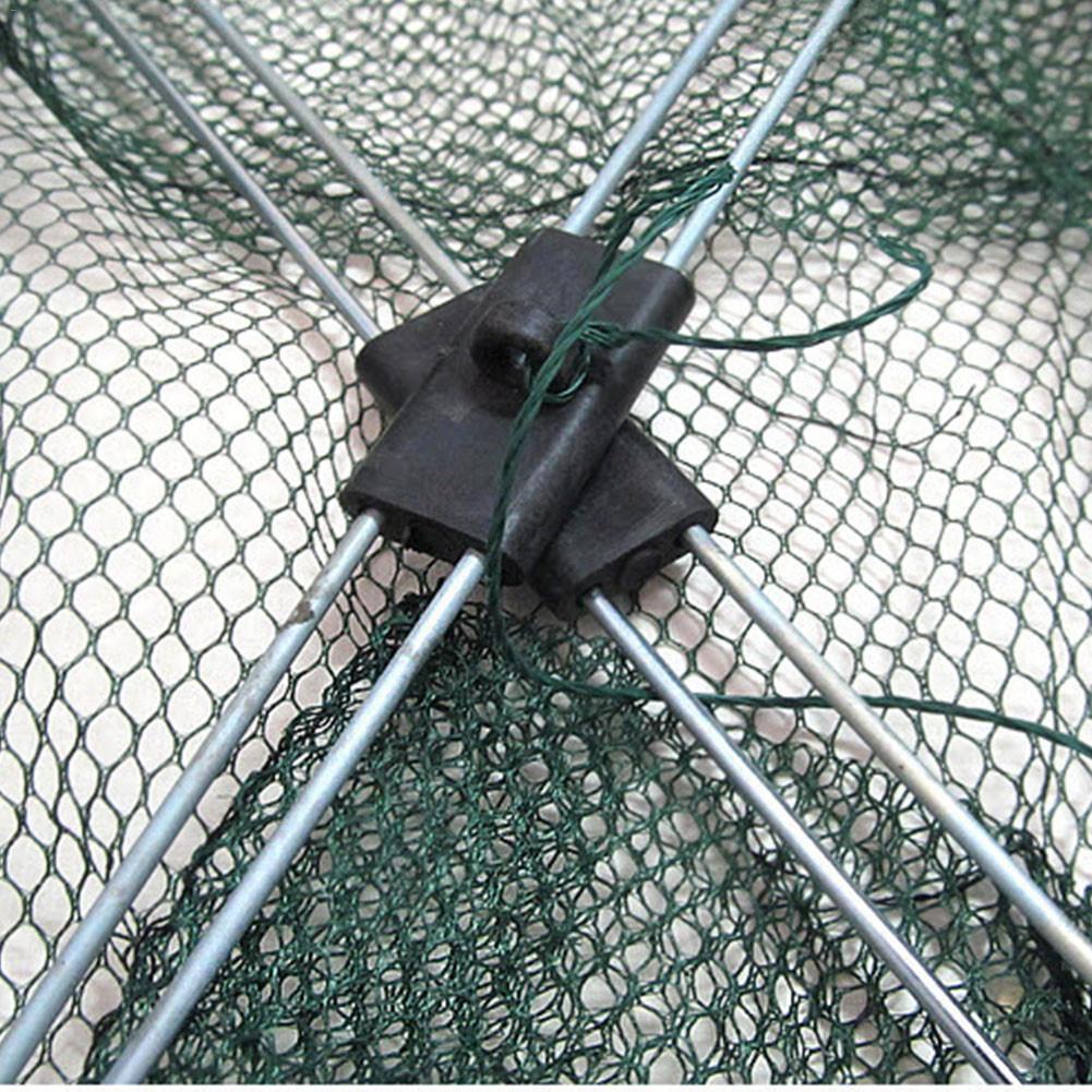 60*60cm vikbara fiskenät hummer bur utomhus fiske verktyg märke och för fisk räkor