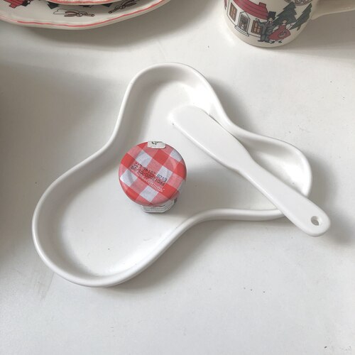 Cloud Plate Ceramic Fruit Dish Dessert Plate Snack Bowl Jewelry Trays Decorative Plate Cake Stand Storage Tableware: White