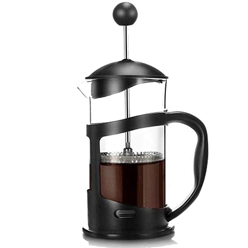 Cafetière à presse française, grande cafetière de , parfaite pour le café du matin, cafetière à saveur maximale