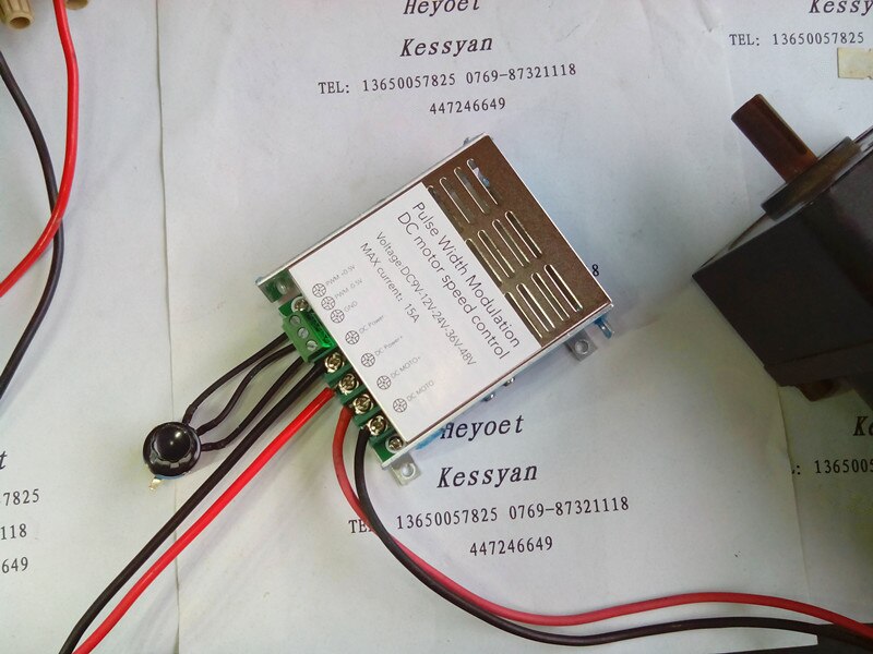 12V24V36V DC Motor Universal Speed Controller Brand Upgrade DC Motor Speed Controller 500W