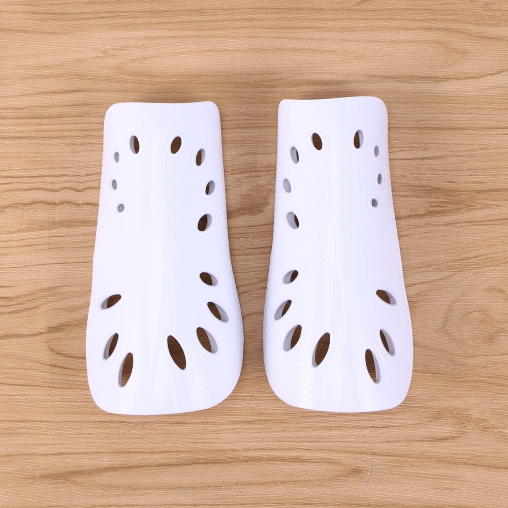 1 par leve respirável adulto bezerro equipamentos de proteção de equipamento de futebol para homem (branco): White